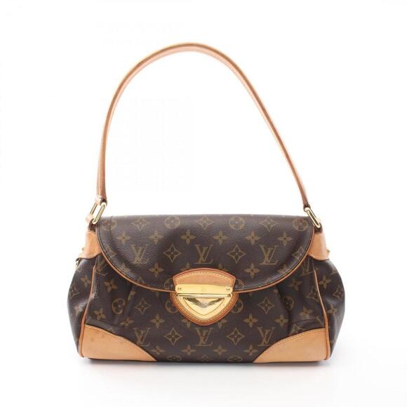 LOUIS VUITTON Brown Monogram Leather Shoulder Bag - Picture 1 of 11